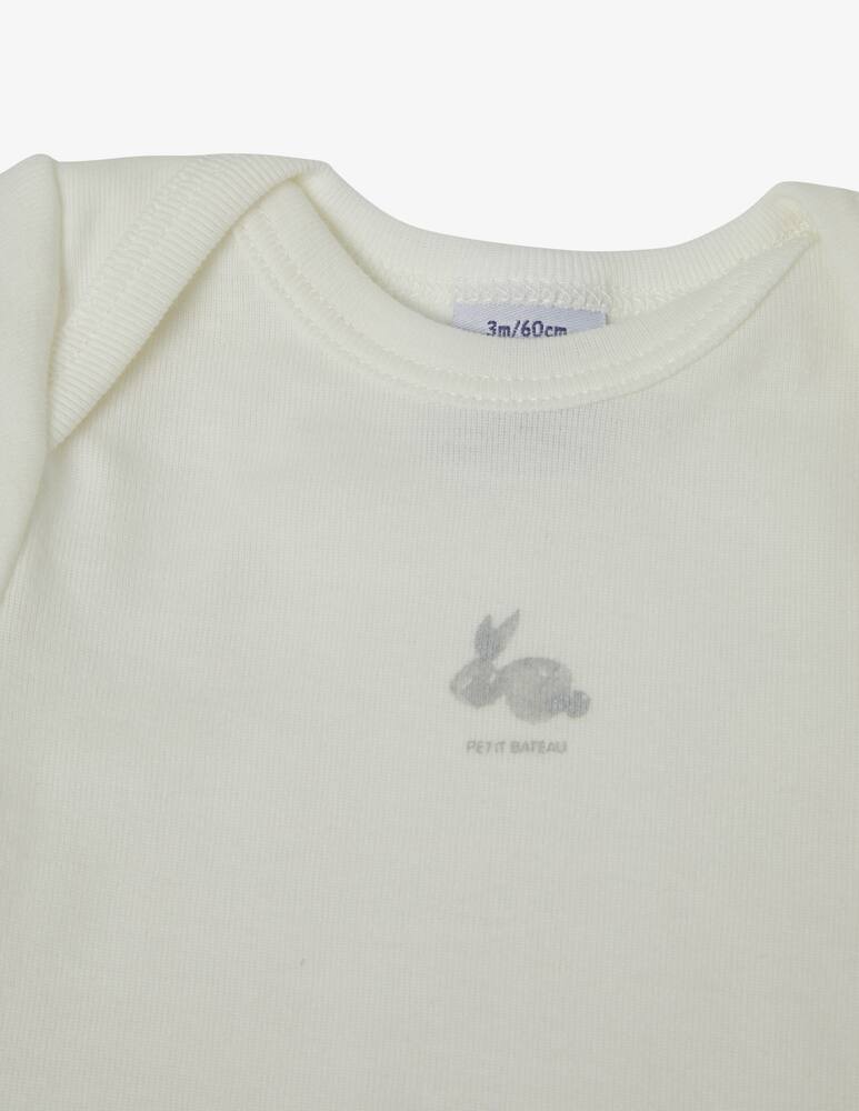 rinascente Petit Bateau Set with 5 cotton birth bodysuits