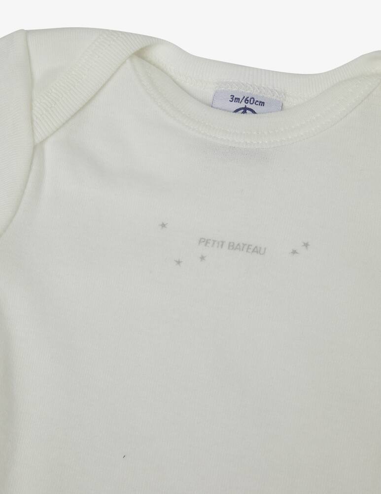 rinascente Petit Bateau Set with 5 cotton birth bodysuits