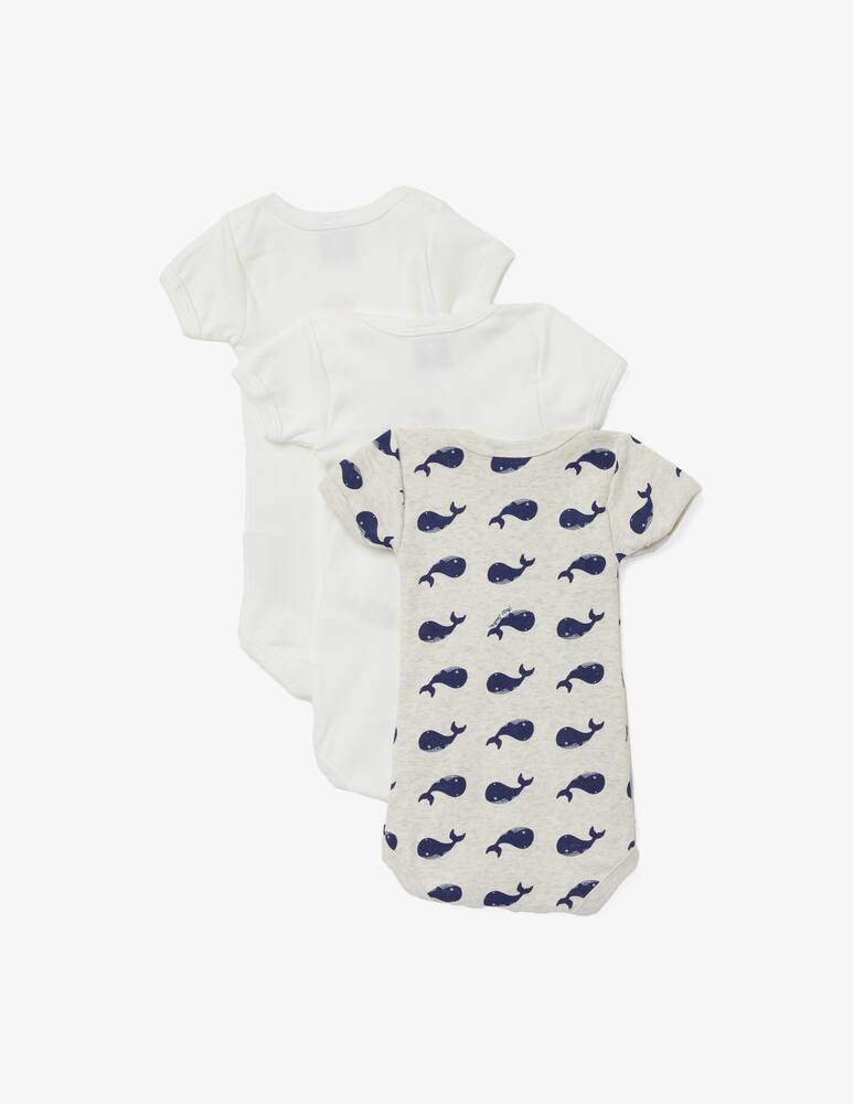 rinascente Petit Bateau Set di 3 body in cotone