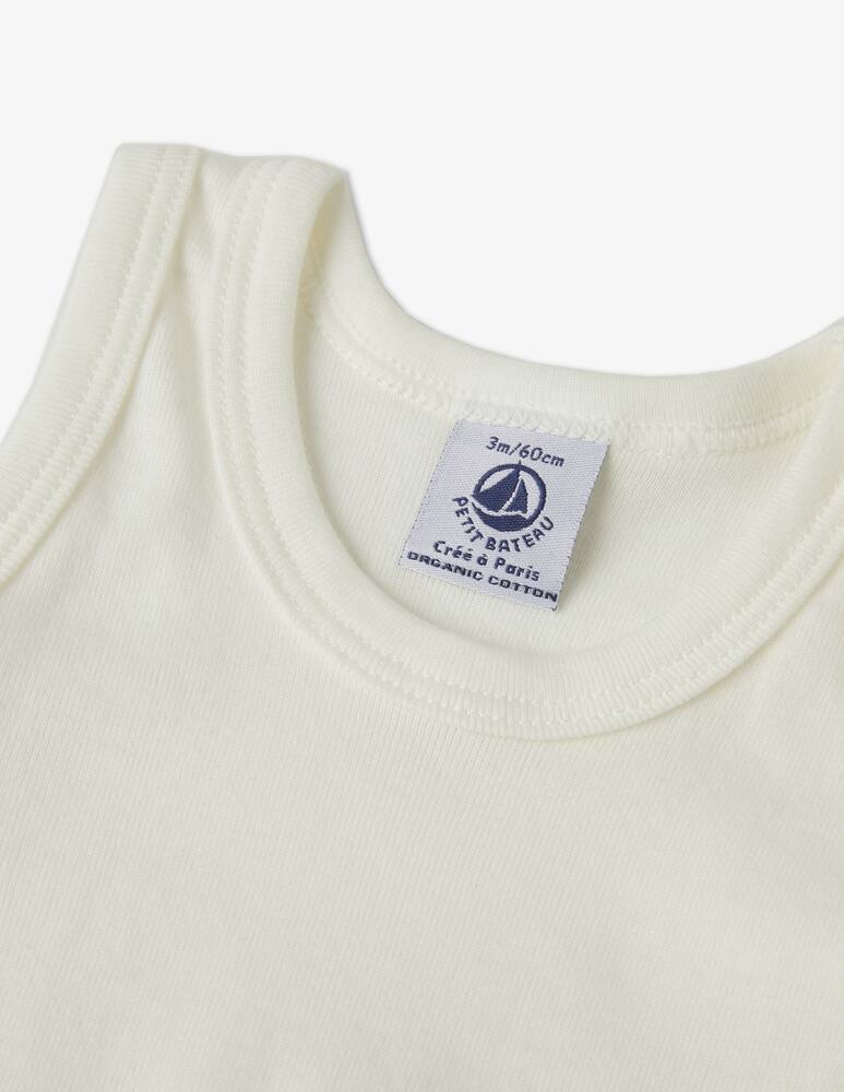 rinascente Petit Bateau Set of 3 cotton bodysuits