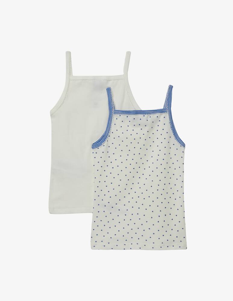 rinascente Petit Bateau 2 canottiere intime con bretelle