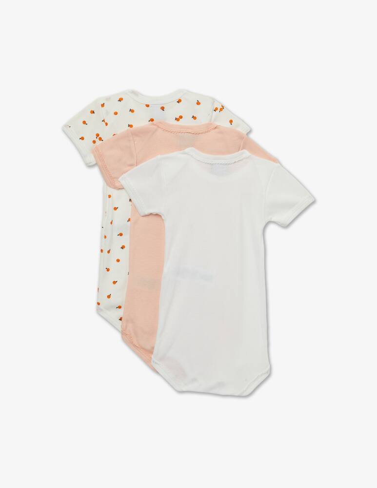 Petit Bateau Set of 3 cotton bodysuits - picture 2 Petit Bateau Set of 3 cotton bodysuits - picture 2
