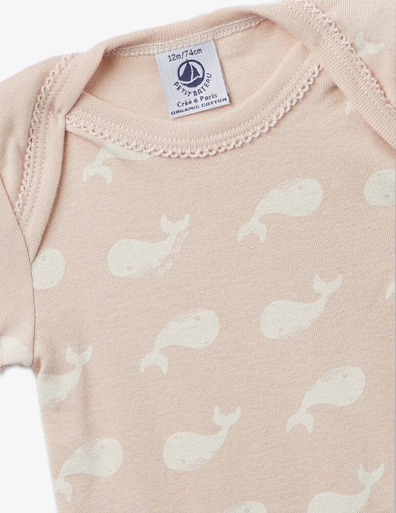 rinascente Petit Bateau Set of 3 cotton bodysuits