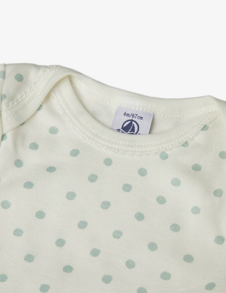 rinascente Petit Bateau Set of 3 cotton bodysuits