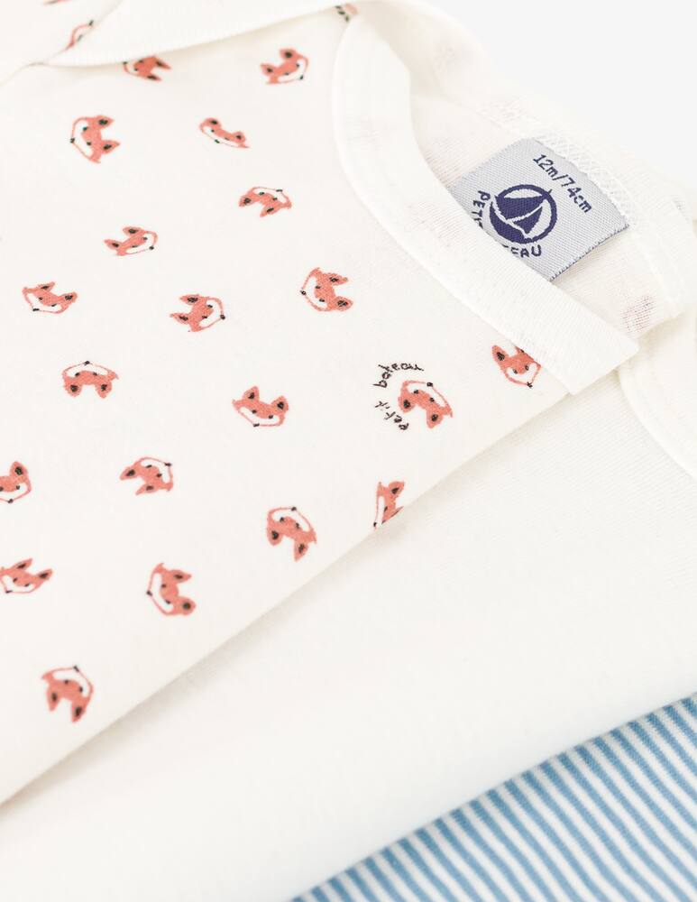 rinascente Petit Bateau 3 long sleeved bodysuit