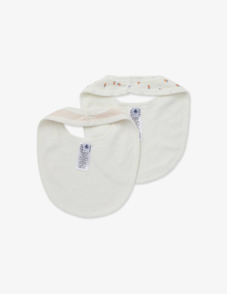rinascente Petit Bateau Set of 2 bibs
