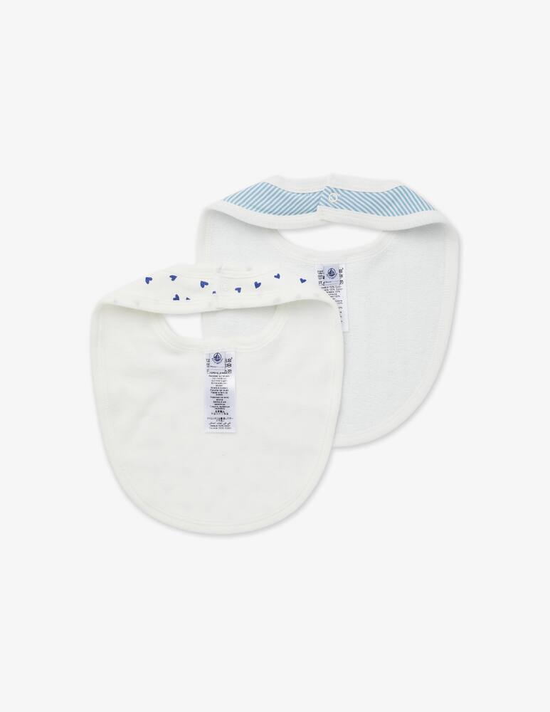 rinascente Petit Bateau Set of 2 bibs