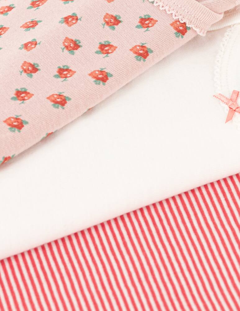 rinascente Petit Bateau 3 body a maniche corte