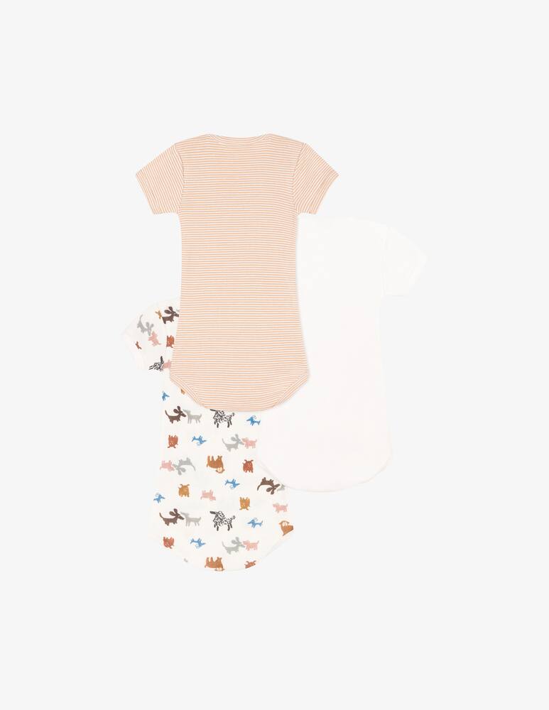 rinascente Petit Bateau 3 body a maniche corte