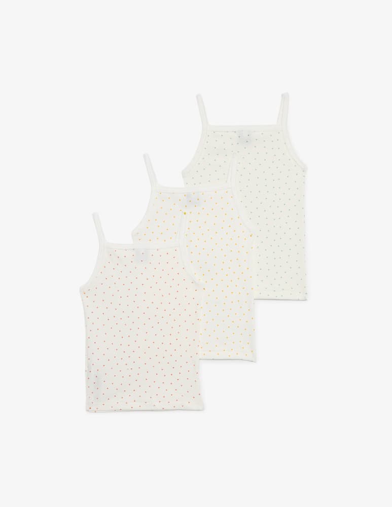 Petit Bateau Pack 3 canotte a spalline stampate - immagine 2