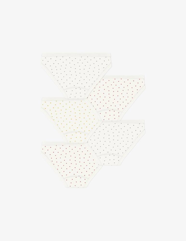 rinascente Petit Bateau 5 culotte fantasia cuori