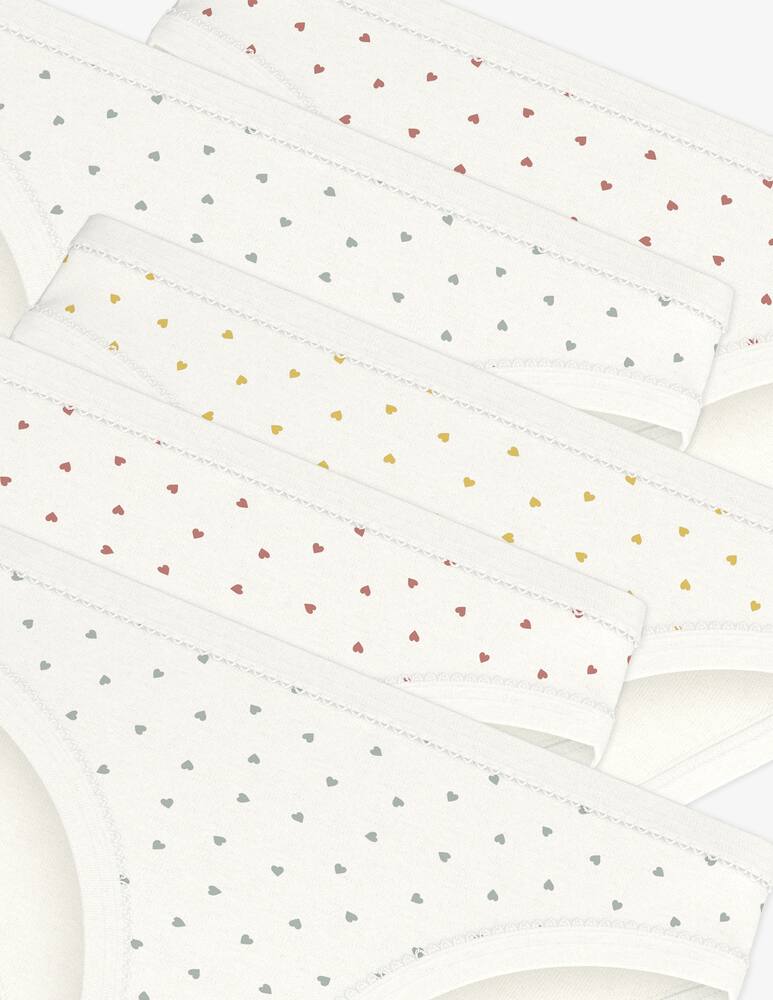 rinascente Petit Bateau 5 culotte fantasia cuori