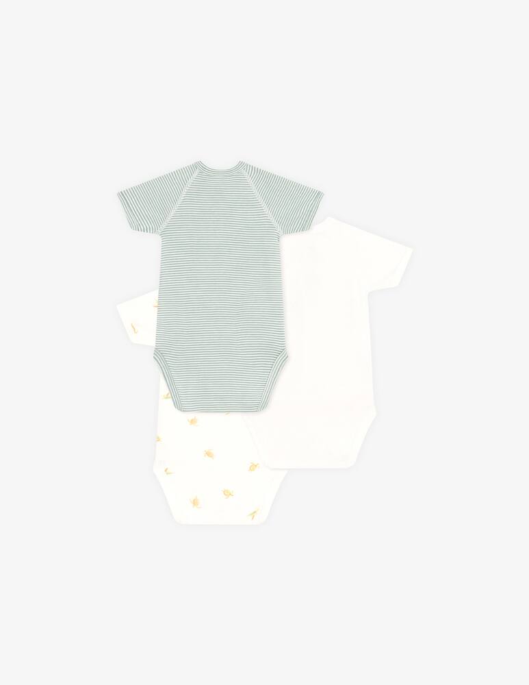 rinascente Petit Bateau Short sleeve birth bodysuit set