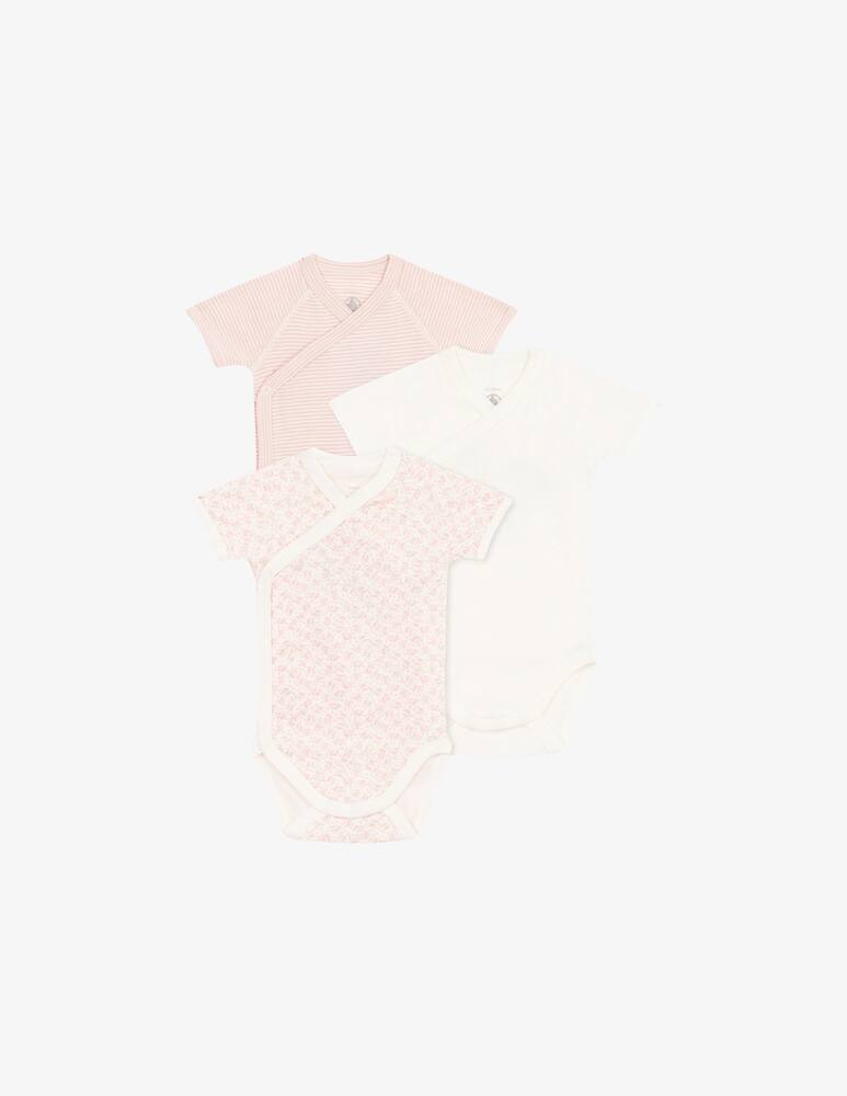 Petit Bateau 3 body nascita a manica corta - immagine 1 Petit Bateau 3 body nascita a manica corta - immagine 1