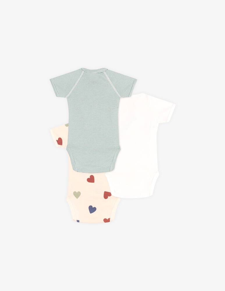 rinascente Petit Bateau 3 body nascita a manica corta