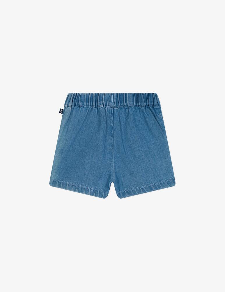 rinascente Petit Bateau Denim elastic shorts
