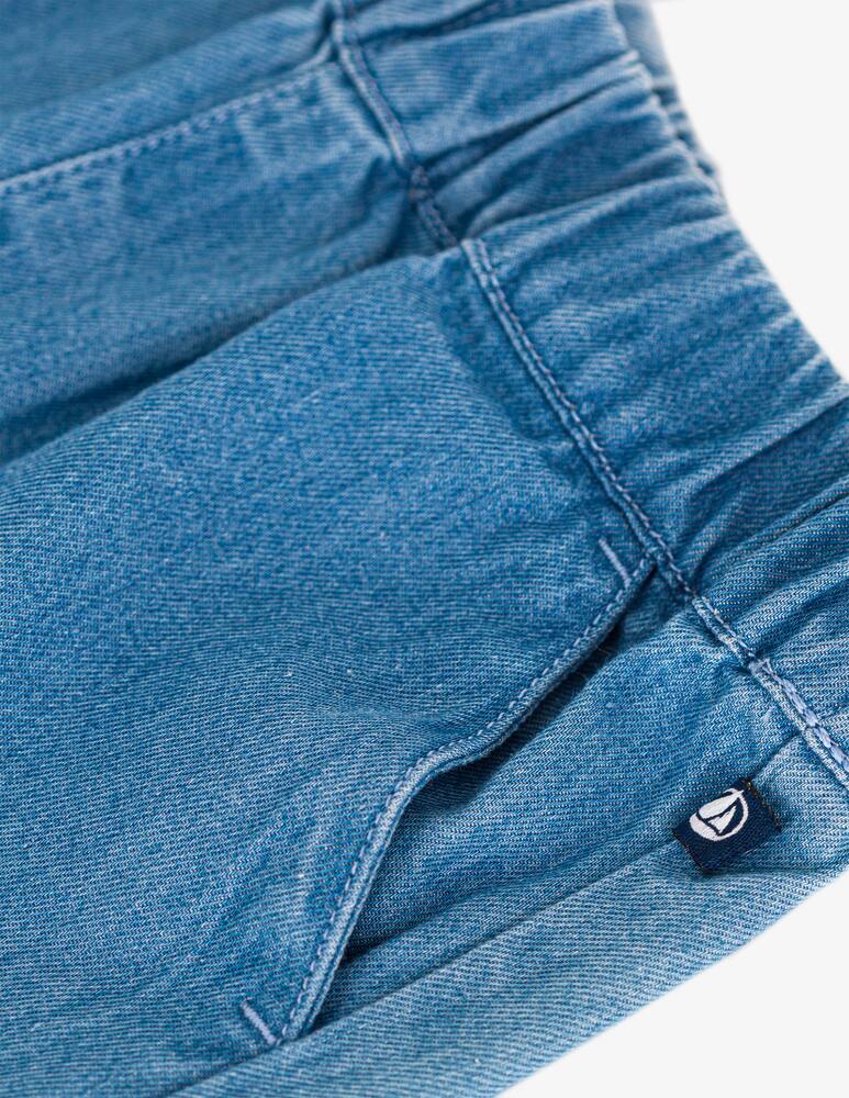 rinascente Petit Bateau Denim elastic shorts