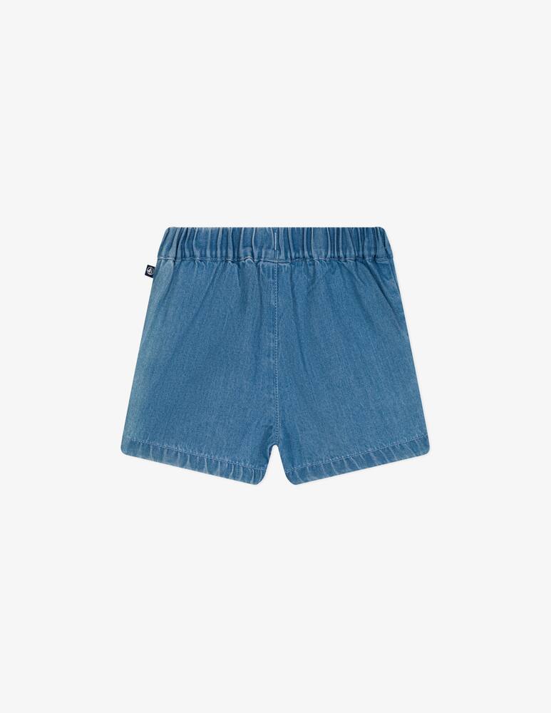 rinascente Petit Bateau Denim elasticated shorts