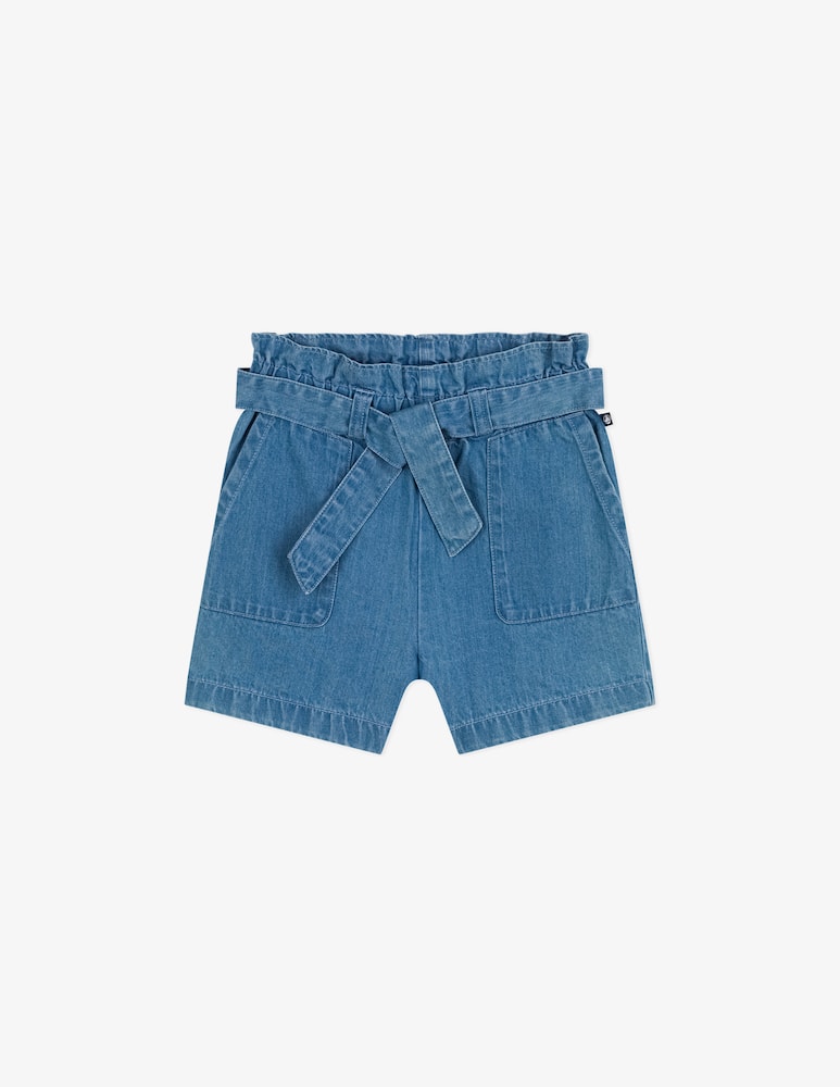 Petit Bateau Shorts in jeans con cintura - immagine 1 Petit Bateau Shorts in jeans con cintura - immagine 1