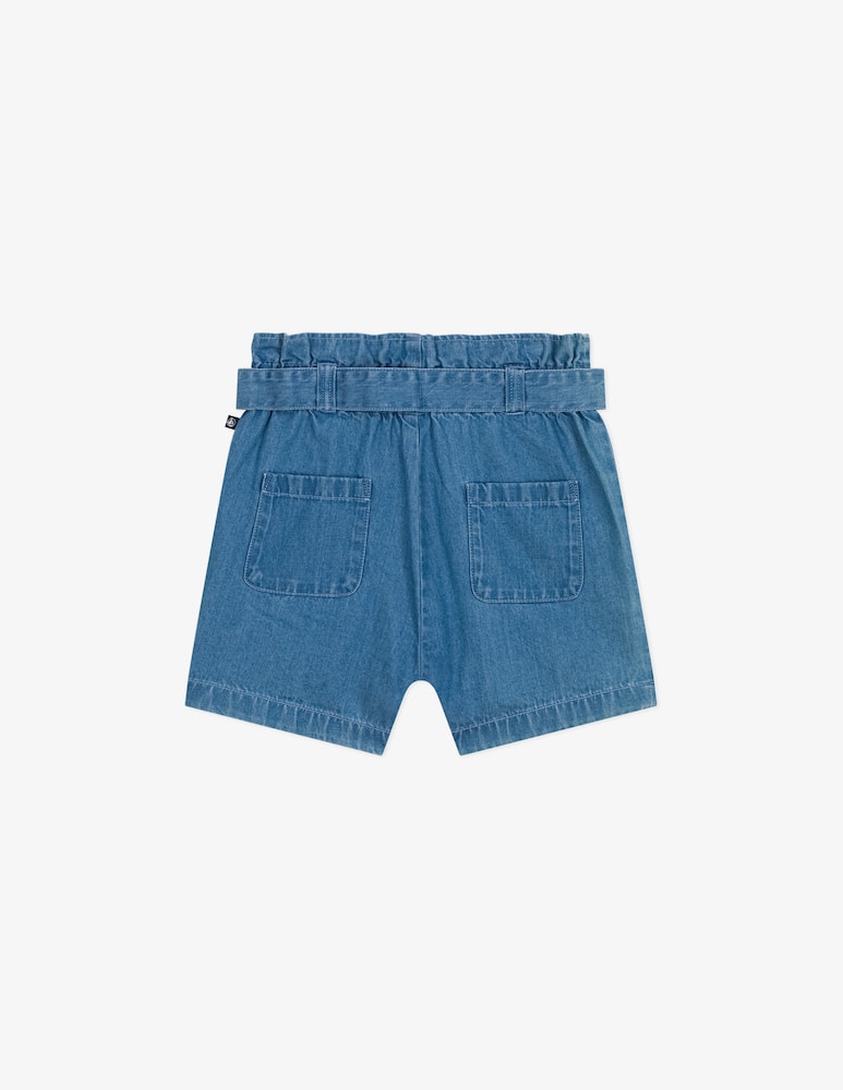 Petit Bateau Shorts in jeans con cintura - immagine 2 Petit Bateau Shorts in jeans con cintura - immagine 2