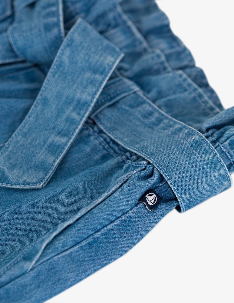 Petit Bateau Shorts in jeans con cintura - immagine 3 Petit Bateau Shorts in jeans con cintura - immagine 3