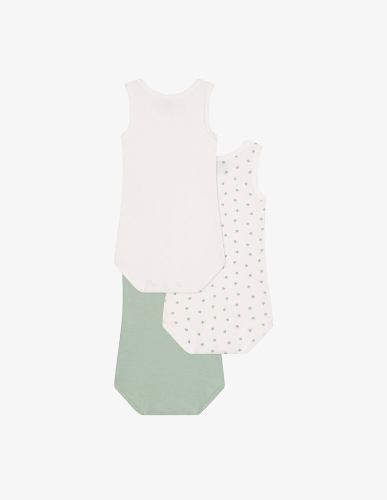 rinascente Petit Bateau Sleevees 3 bodysuit set