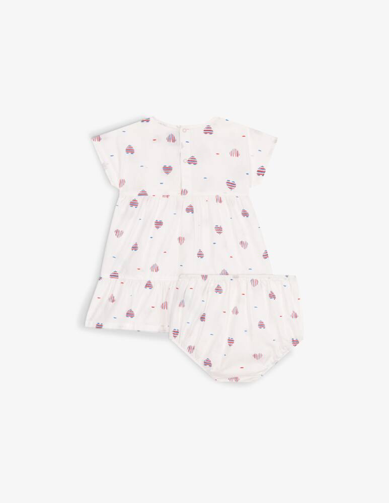 rinascente Petit Bateau Abito cuori in cotone