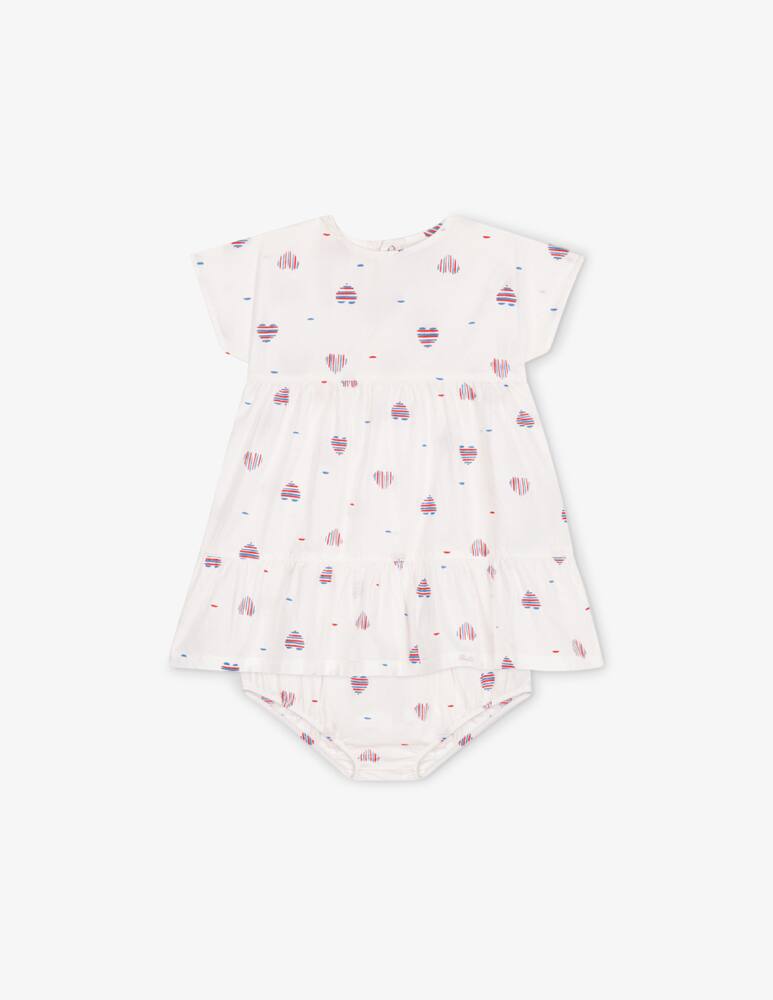 rinascente Petit Bateau Abito cuori in cotone