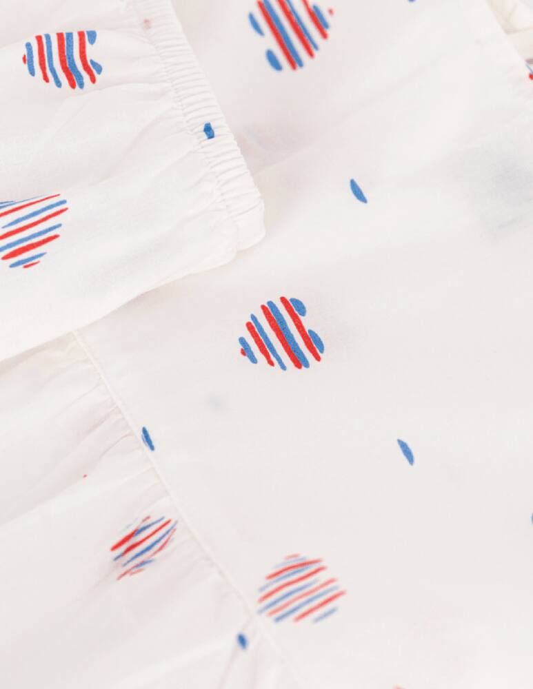 rinascente Petit Bateau Abito cuori in cotone