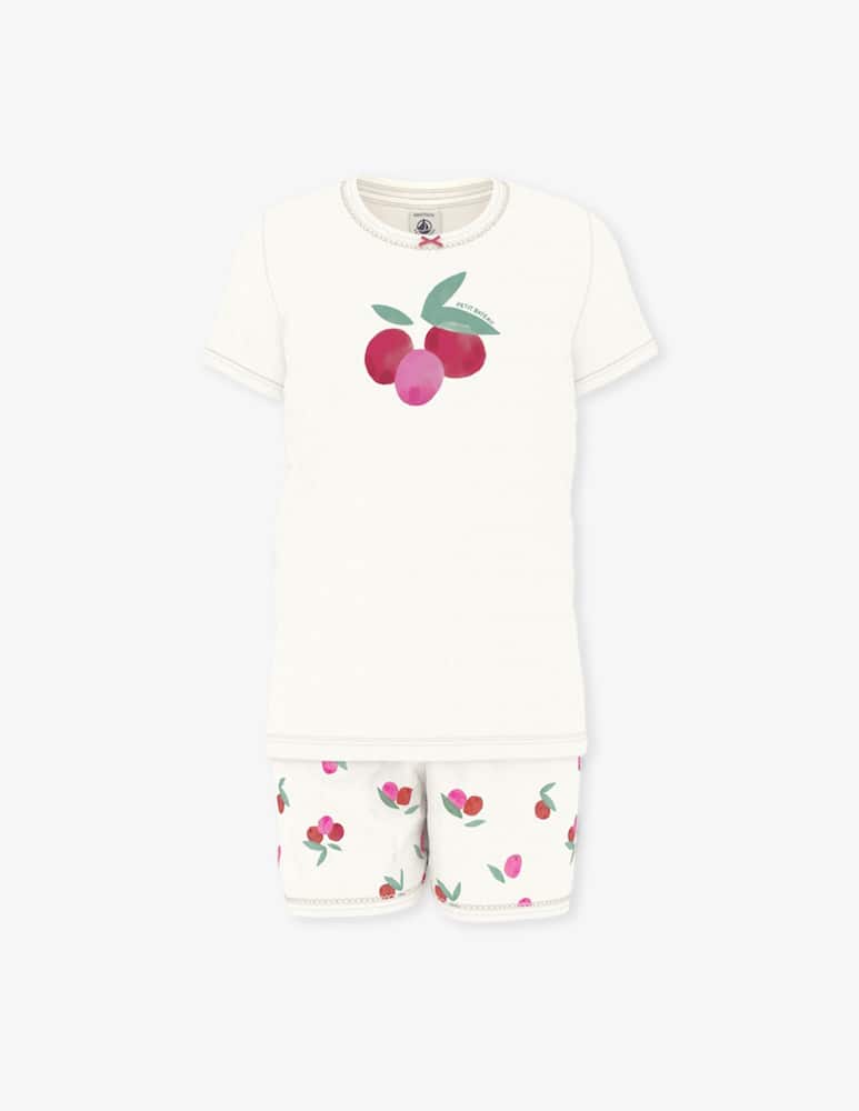 Petit Bateau Cherry print pyjama set - picture 1 Petit Bateau Cherry print pyjama set - picture 1