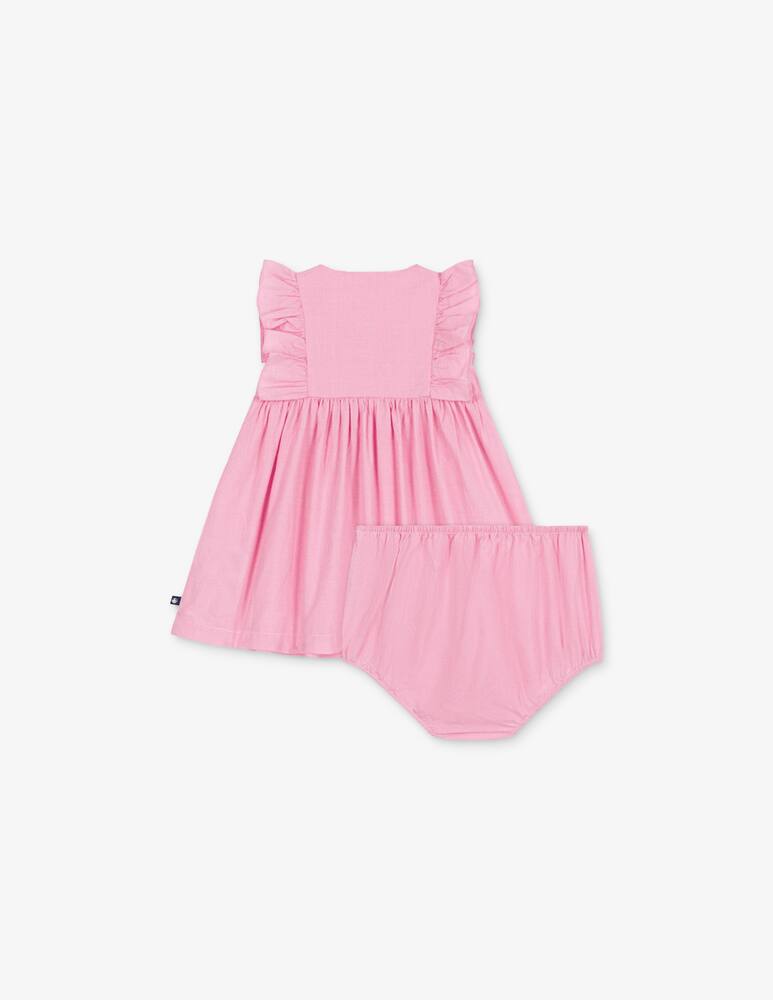 rinascente Petit Bateau Ruffle button dress