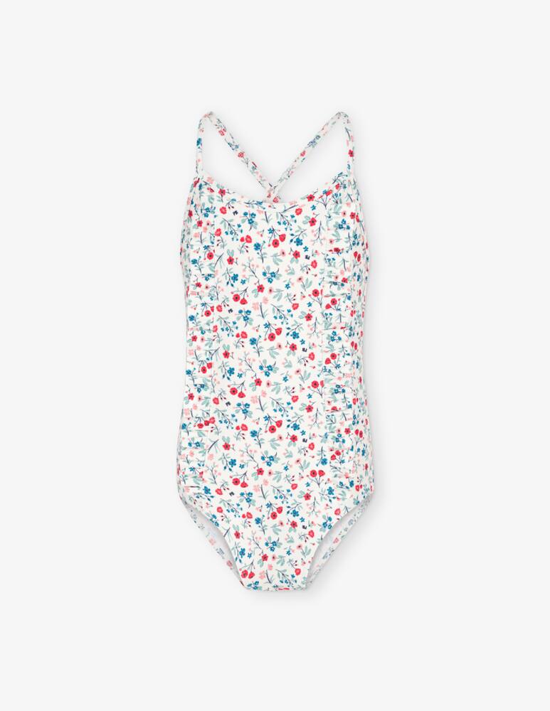 Petit Bateau Costume da bagno floreale - immagine 1