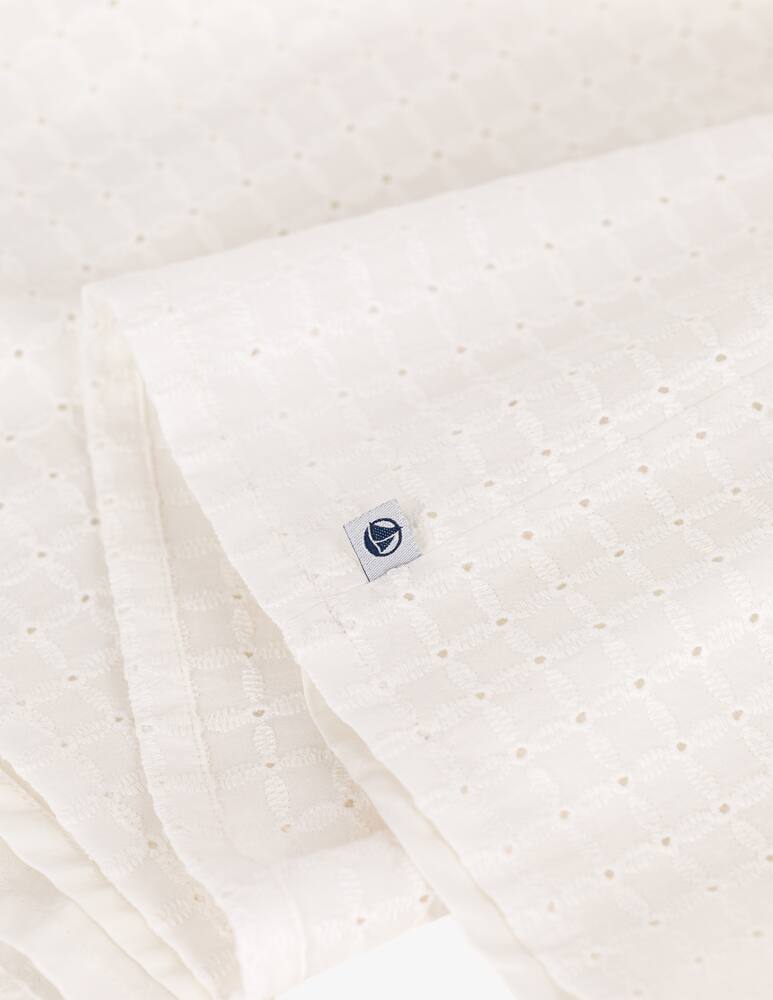 rinascente Petit Bateau Eyelet ruffle dress