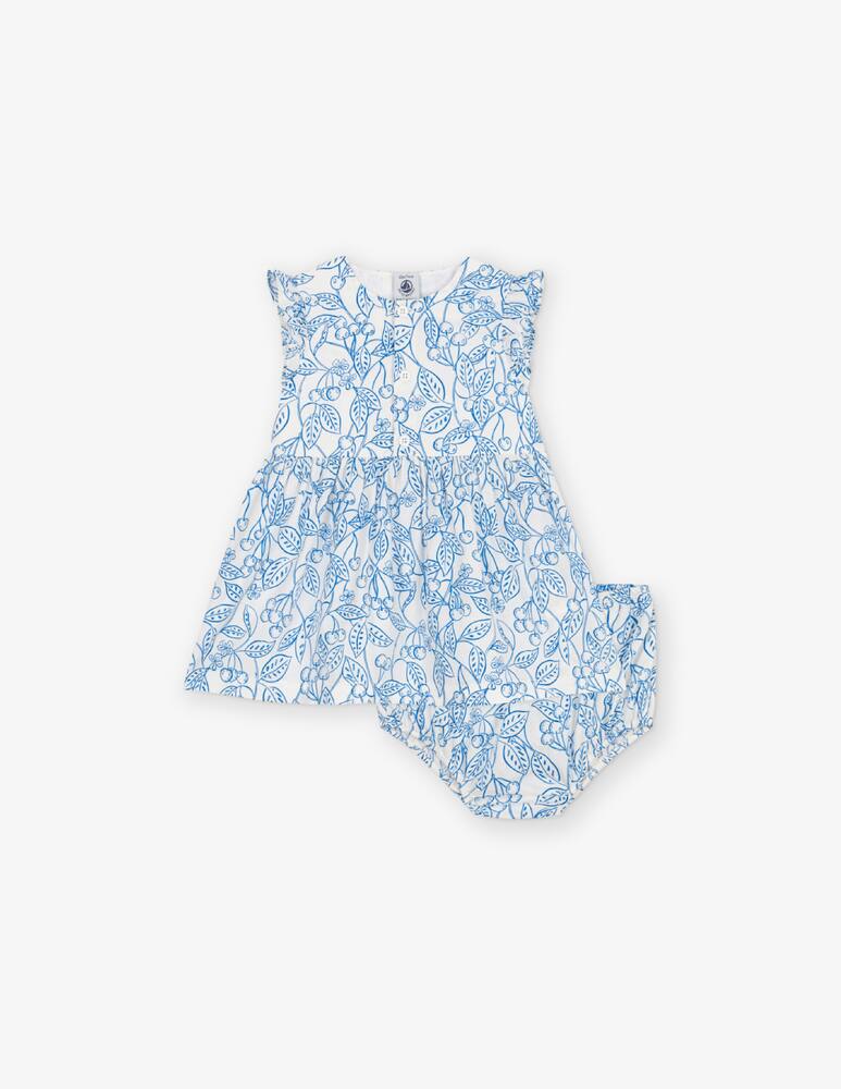 Petit Bateau Abito smanicato foglie - immagine 1 Petit Bateau Abito smanicato foglie - immagine 1