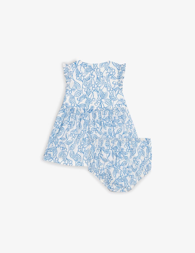 Petit Bateau Abito smanicato foglie - immagine 3 Petit Bateau Abito smanicato foglie - immagine 3