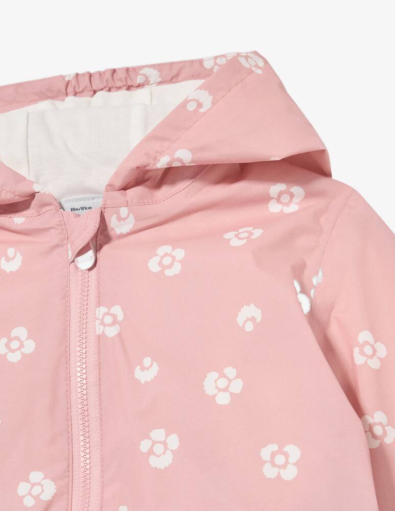rinascente Petit Bateau Floral hooded jacket