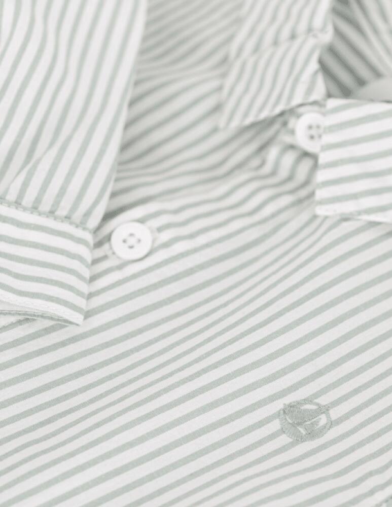 rinascente Petit Bateau Striped collar shirt