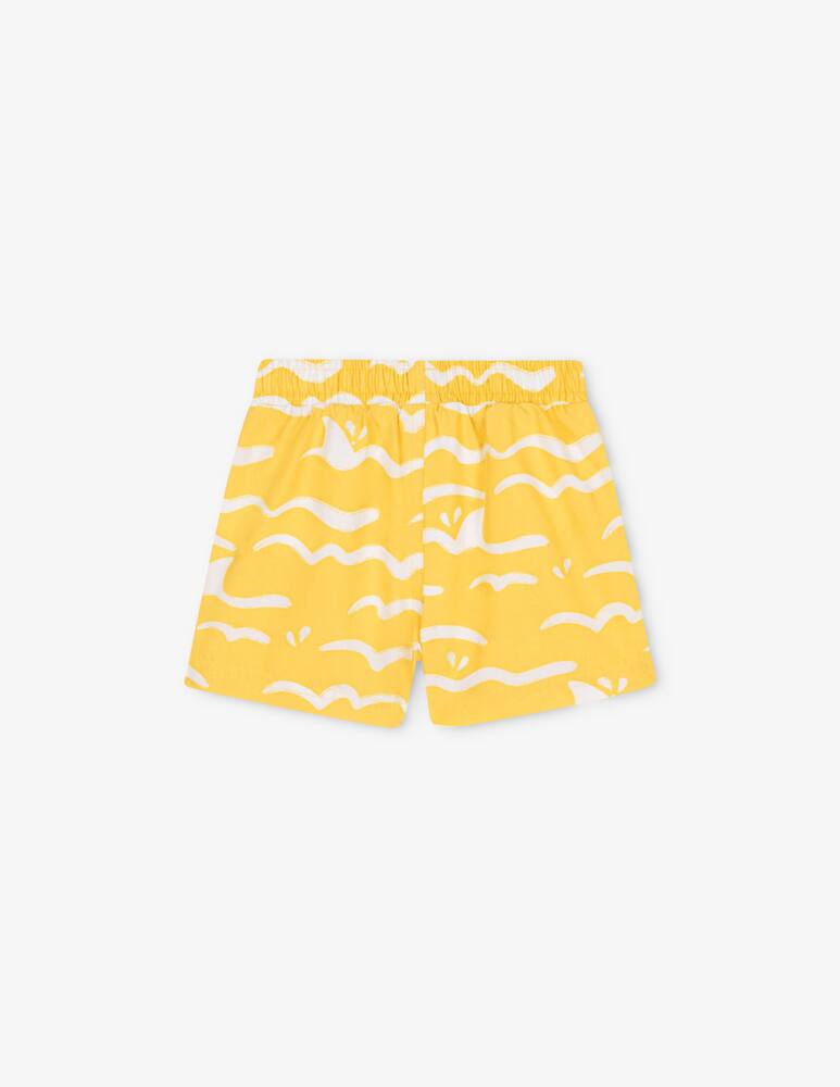 rinascente Petit Bateau Wave print swim shorts