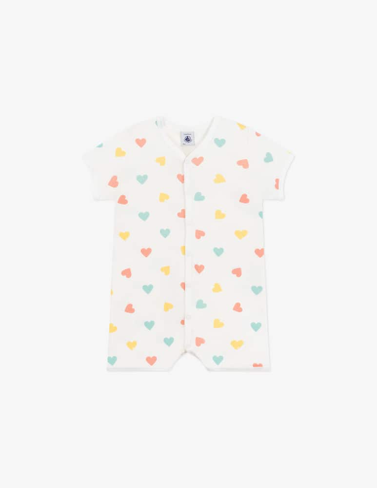 Petit Bateau Tutina cuori - immagine 1 Petit Bateau Tutina cuori - immagine 1