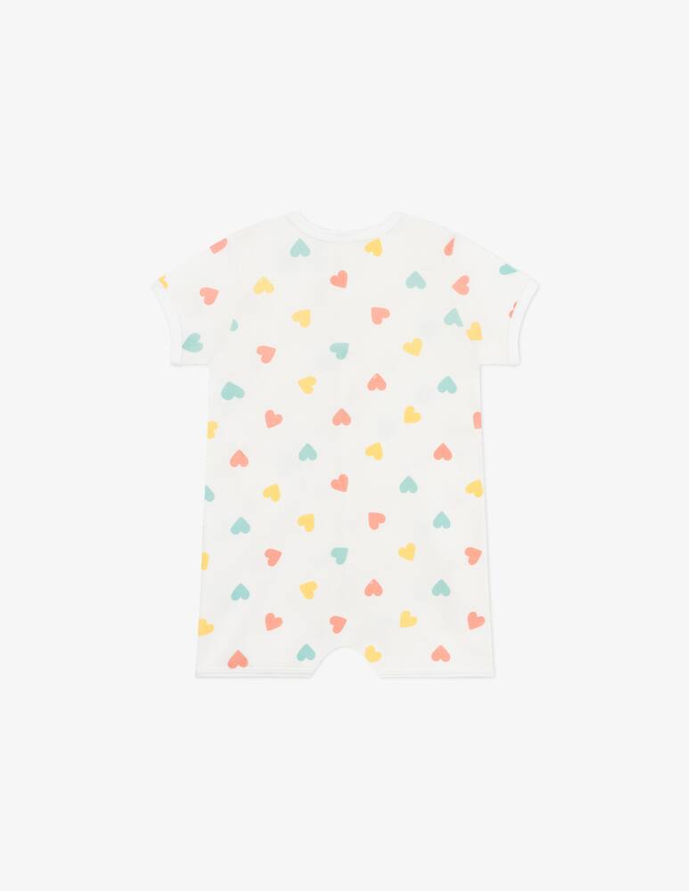 rinascente Petit Bateau Heart print romper