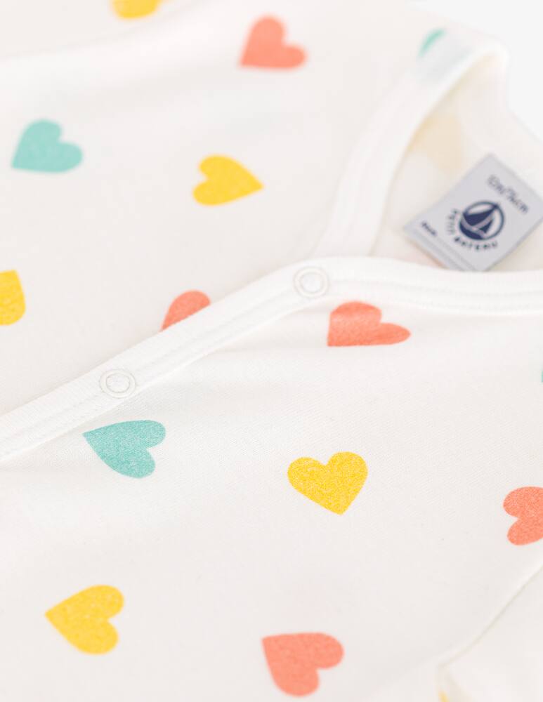 rinascente Petit Bateau Heart print romper