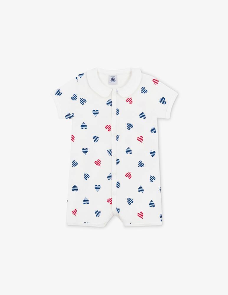 Petit Bateau Heart print romper - picture 1 Petit Bateau Heart print romper - picture 1