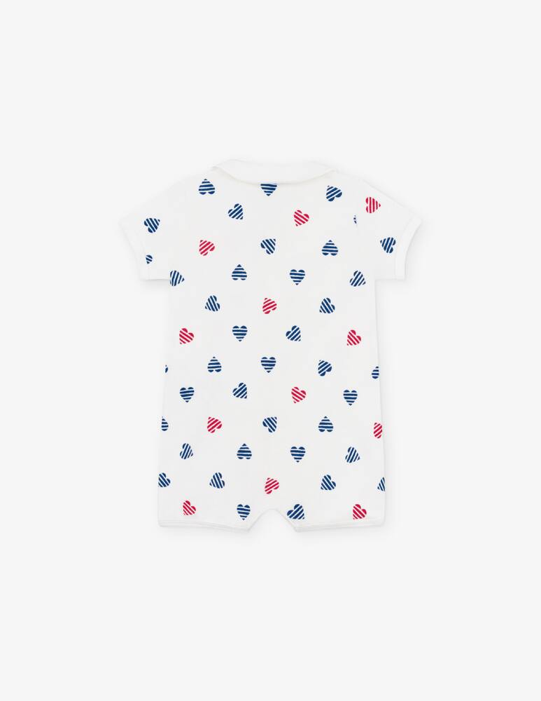 rinascente Petit Bateau Heart print romper