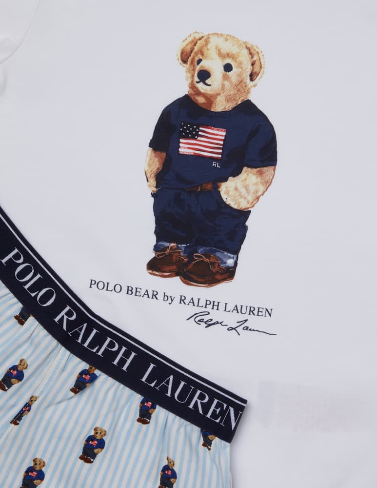 rinascente Polo Ralph Lauren Set with t-shirt and shorts