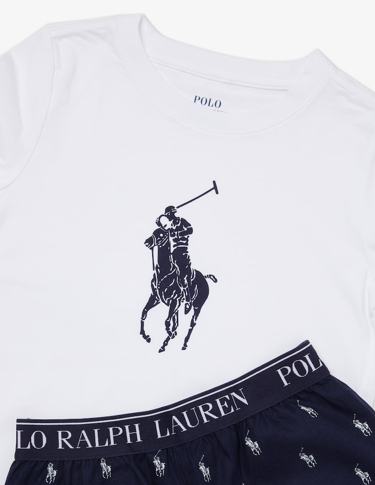 rinascente Polo Ralph Lauren Set with t-shirt and shorts