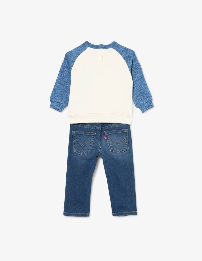 rinascente Levi's Levi's bear crew and denim set