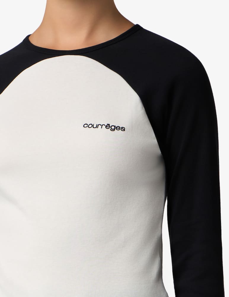 Courrèges Circle contrast long sleeved t-shirt - picture 4 Courrèges Circle contrast long sleeved t-shirt - picture 4