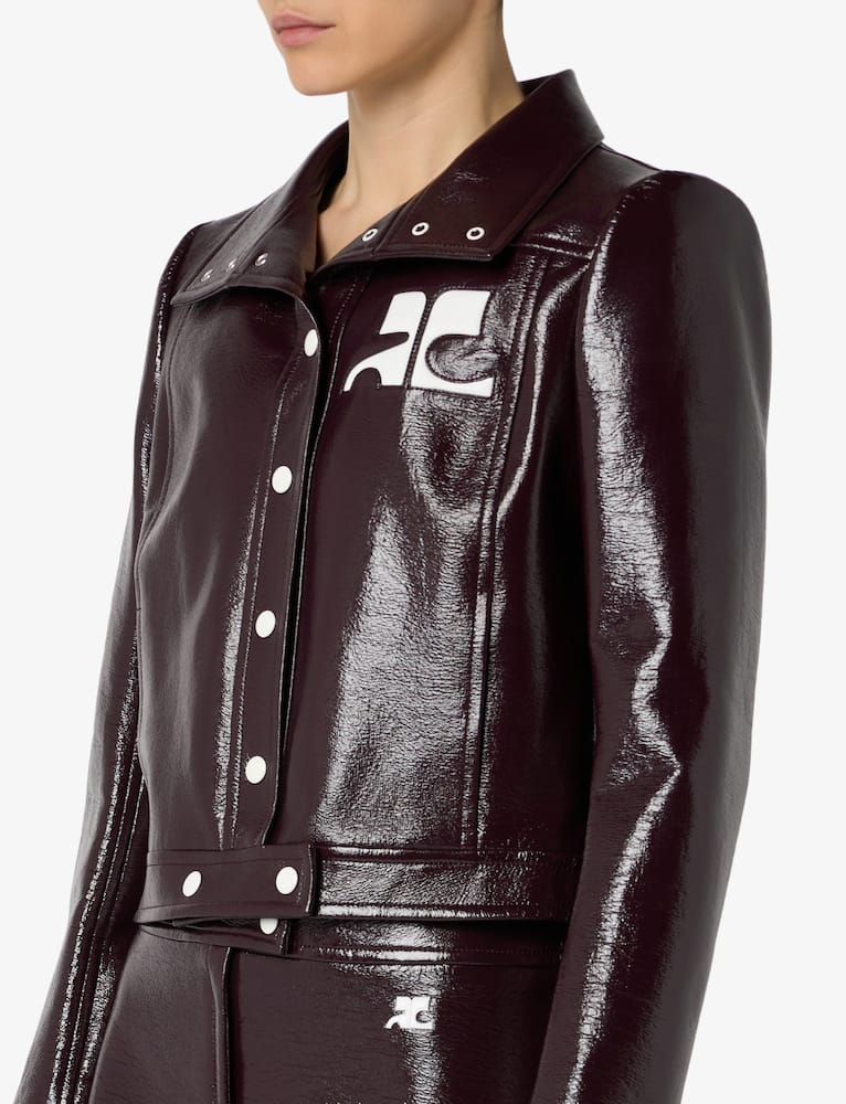 rinascente Courrèges Vinyl logo jacket reedition