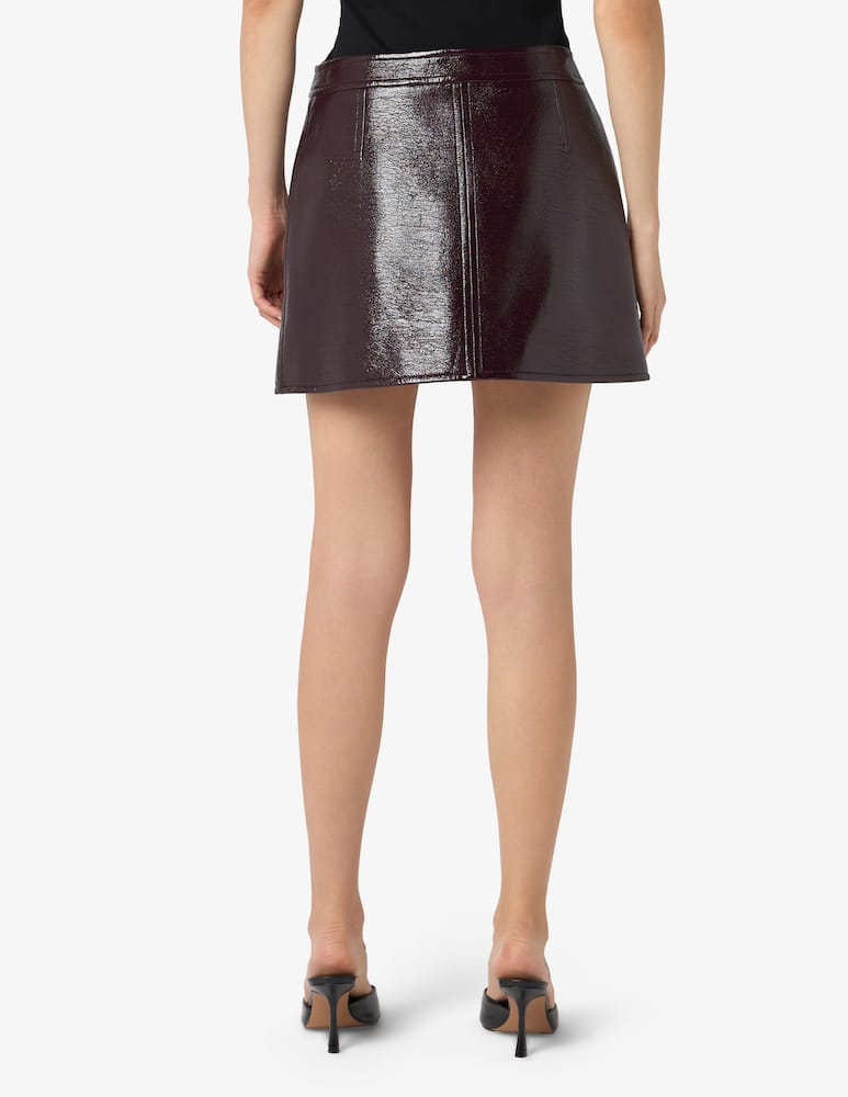 rinascente Courrèges Vinyl mini skirt reedition