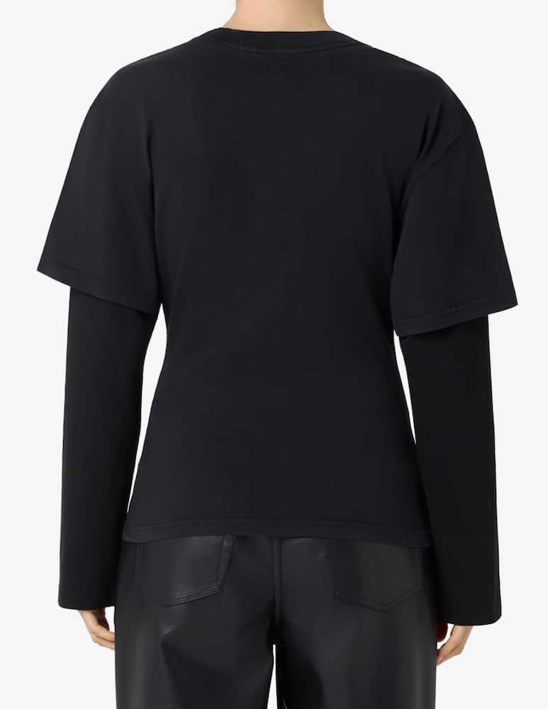 Courrèges Logo print double sleeve t-shirt - picture 3 Courrèges Logo print double sleeve t-shirt - picture 3